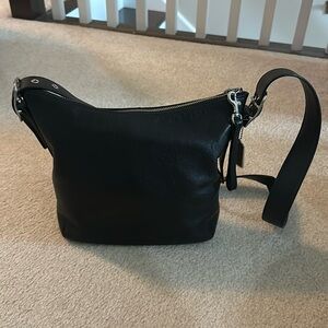 Black Leather Coach Purse